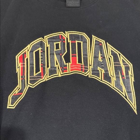 Jordan Navy Sweatshirt with Colorful Logo - Picture 4 of 6